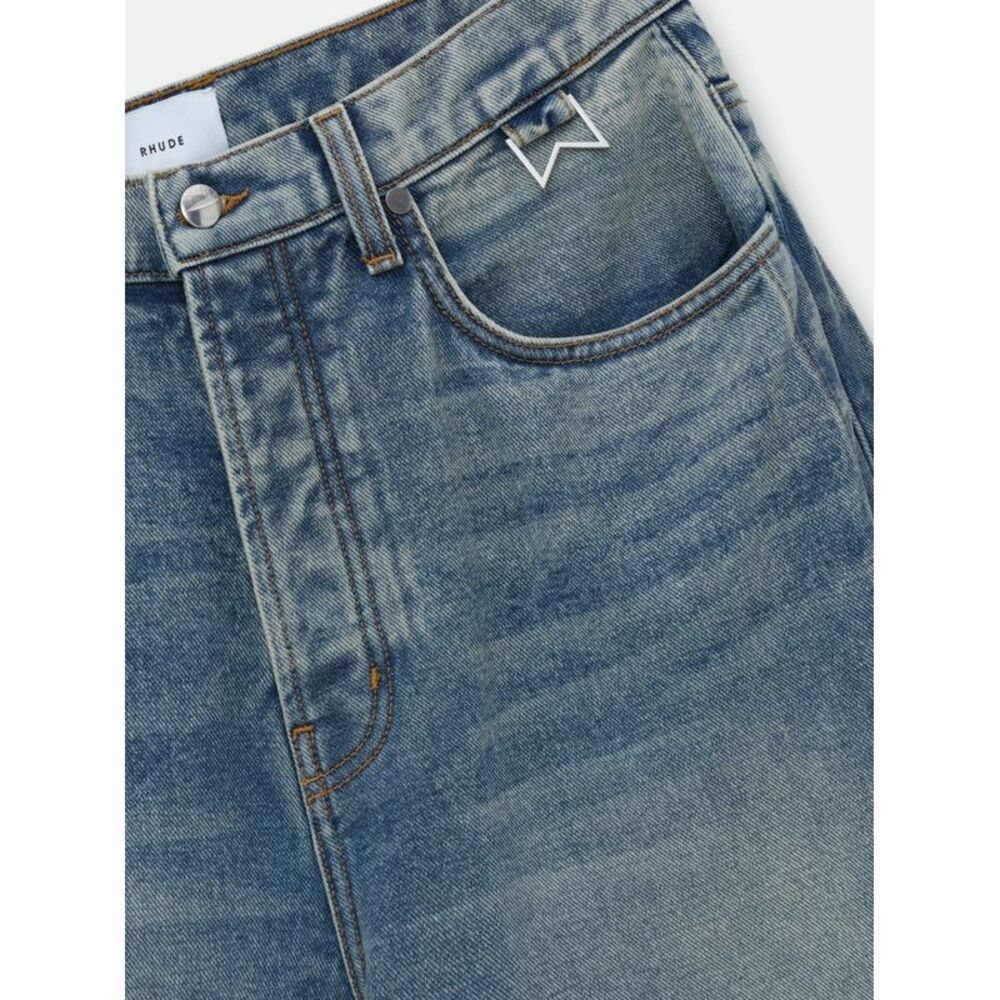 Rhude Men's 90S Traxedo Denim Pant - Picture 3 of 3